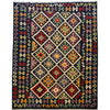 Handmade Multi Kilim Geometric 5x8 ft