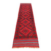 Mashwani Runner Handmade Deep Red Geometric 8' Runner