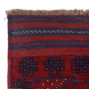 Mashwani Runner Handmade Deep Red Geometric 8' Runner