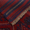 Mashwani Runner Handmade Deep Red Geometric 8' Runner