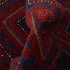 Mashwani Runner Handmade Deep Red Geometric 8' Runner