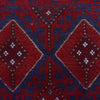 Mashwani Runner Rug Handmade Deep Red Geometric 8' Runner