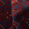 Mashwani Runner Rug Handmade Deep Red Geometric 8' Runner