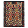Handmade Multi Kilim Geometric 4x7 ft
