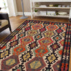 Handmade Multi Kilim Geometric 4x7 ft