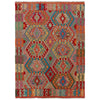 Handmade Multi Kilim Geometric 5x8 ft