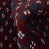 Mashwani Runner Handmade Deep Red Geometric 8' Runner