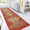 Handmade Multi Kilim Geometric 10' Runner