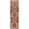 Handmade Multi Kilim Geometric 10' Runner