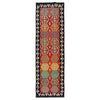 Handmade Multi Kilim Geometric 10' Runner