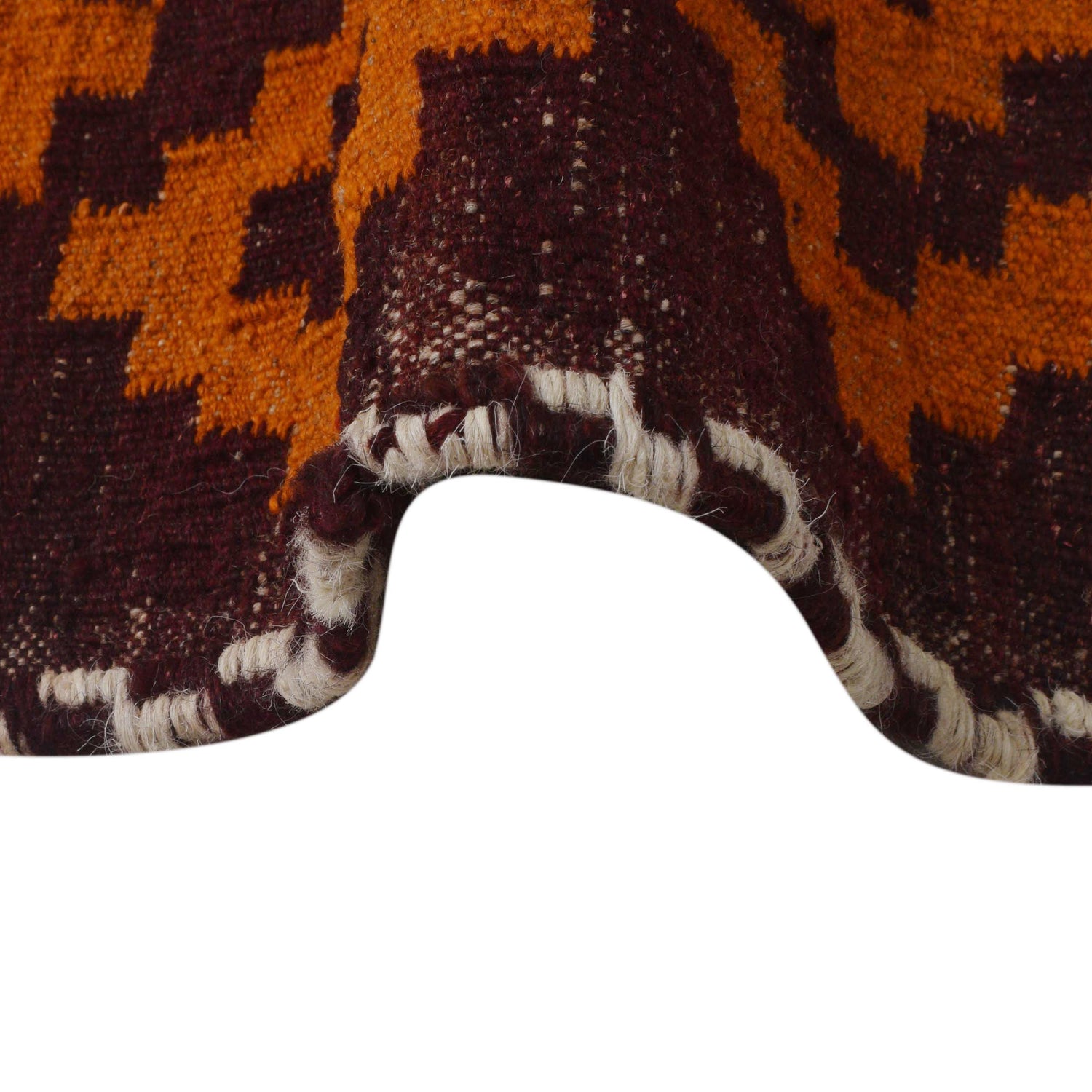 Maimana Kilim Area Rug Handmade Multi Floral 7x10 ft