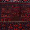 Baluchi Rug Handmade Red Prayer Design 3x5 ft