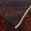 Baluchi Rug Handmade Red Geometric 3x5 ft