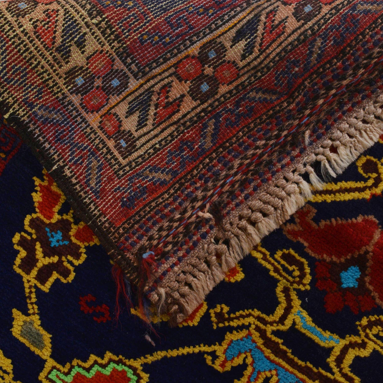 Baluchi Rug Handmade Multi Prayer Design 2x4 ft