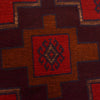 Baluchi Rug Handmade Red Geometric 2x4 ft