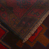 Baluchi Rug Handmade Red Geometric 2x4 ft
