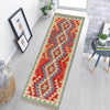 Handmade Multi Kilim Geometric 5' Runner