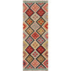 Handmade Multi Kilim Geometric 5' Runner