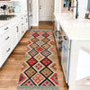 Handmade Multi Kilim Geometric 5' Runner