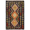 Handmade Multi Kilim Geometric 2x4 ft