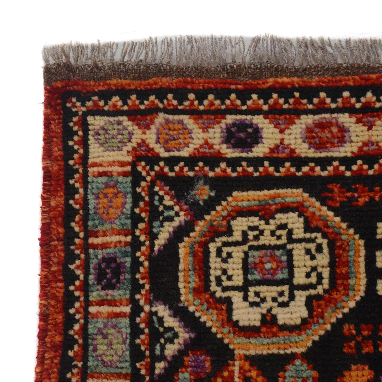 Shirazi Area Rug Handmade Red Medallion 3x5 ft
