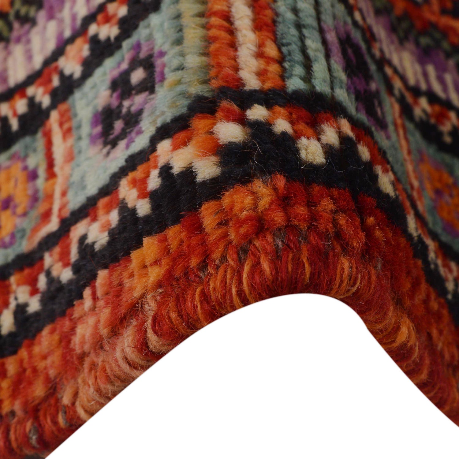 Shirazi Area Rug Handmade Red Medallion 3x5 ft