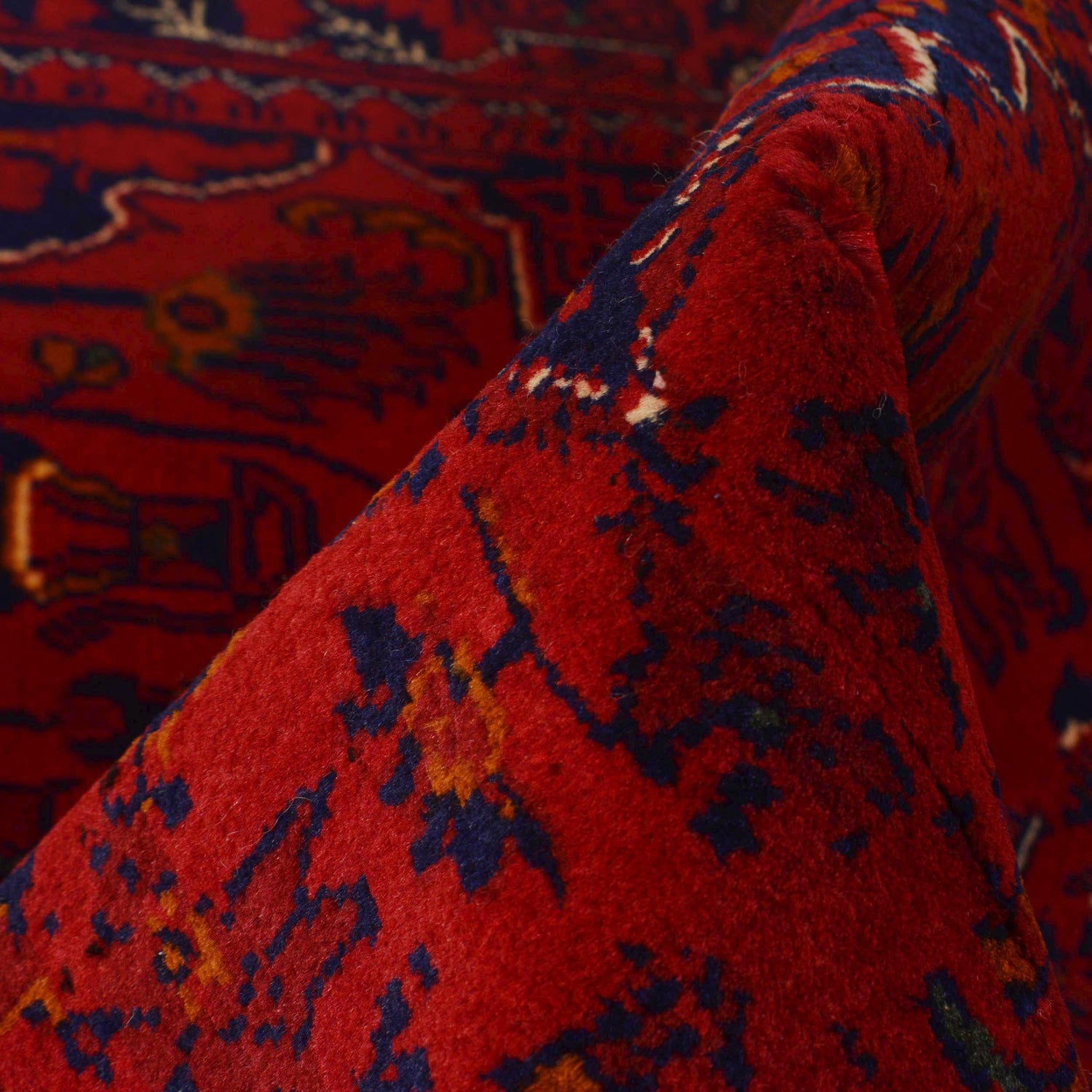 Khal Mohammadi Rug Handmade Red 3x5 ft