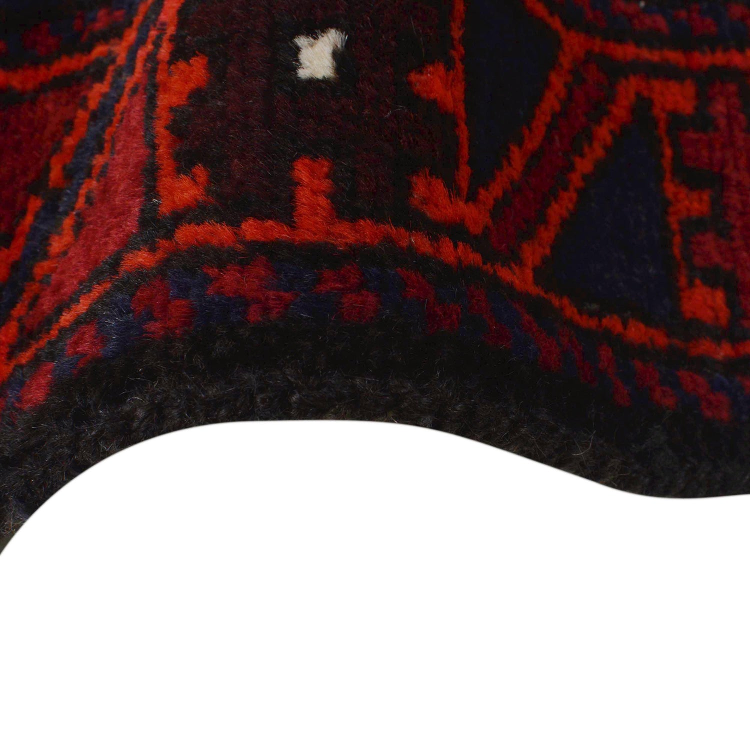 Baluchi Rug Handmade Red Geometric 3x5 ft