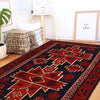 Baluchi Rug Handmade Red Geometric 3x5 ft