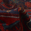 Baluchi Rug Handmade Red Geometric 3x5 ft