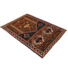 Baluchi Rug Handmade Brown Prayer Design 2x4 ft