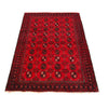 Baluchi Rug Handmade Red Geometric 3x5 ft