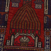 Baluchi Rug Handmade Red Prayer Design 2x4 ft