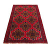 Baluchi Rug Handmade Red Geometric 2x4 ft