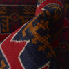 Baluchi Rug Handmade Red Geometric 2x4 ft
