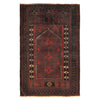 Baluchi Rug Handmade Multi Prayer Design 2x4 ft