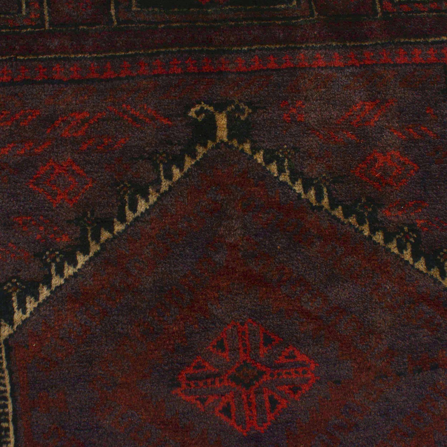Baluchi Rug Handmade Multi Prayer Design 2x4 ft
