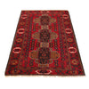 Baluchi Rug Handmade Red Geometric 3x5 ft
