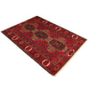 Baluchi Rug Handmade Red Geometric 3x5 ft