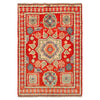 Shirazi Area Rug Handmade Red Medallion 4x6 ft