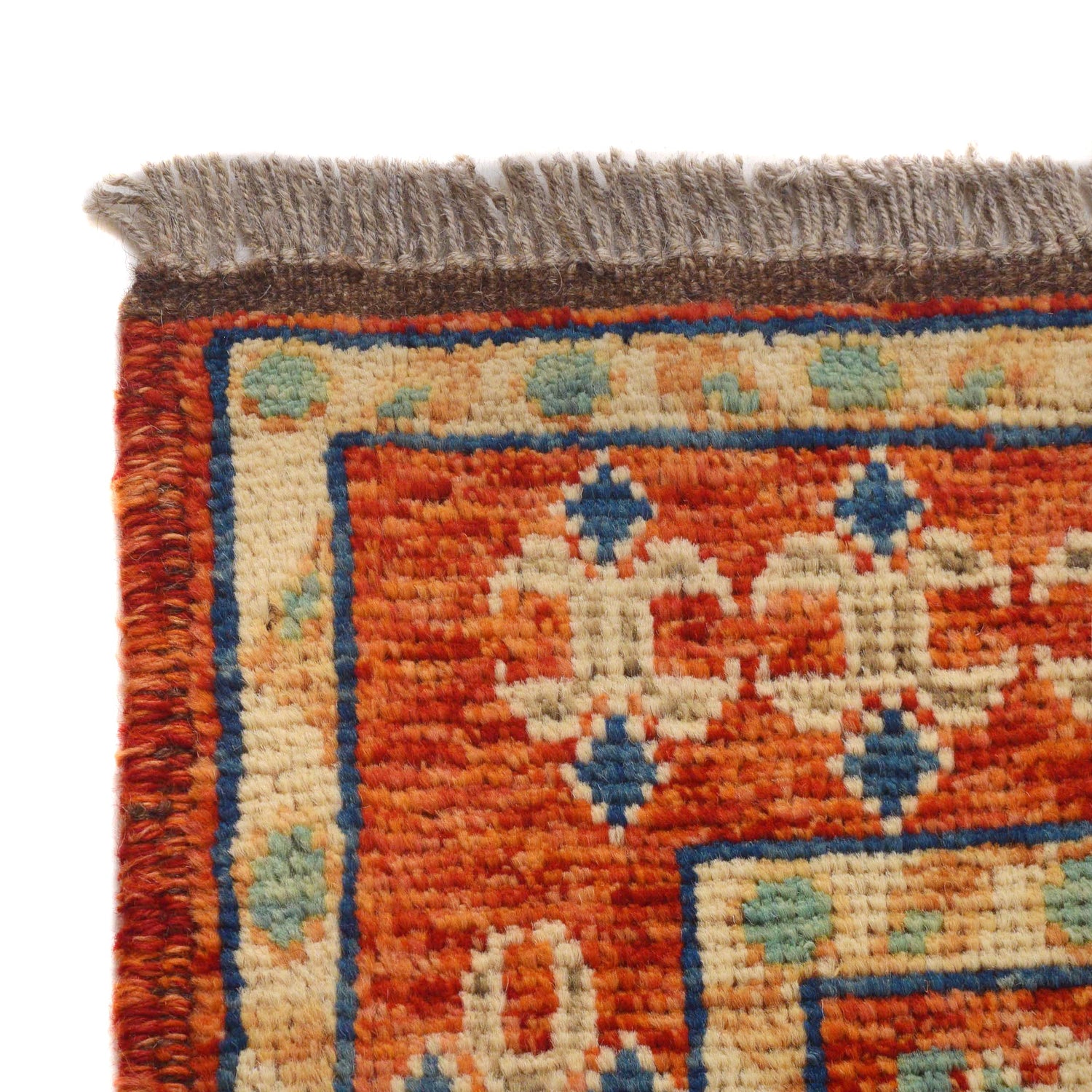 Shirazi Area Rug Handmade Red Medallion 4x6 ft