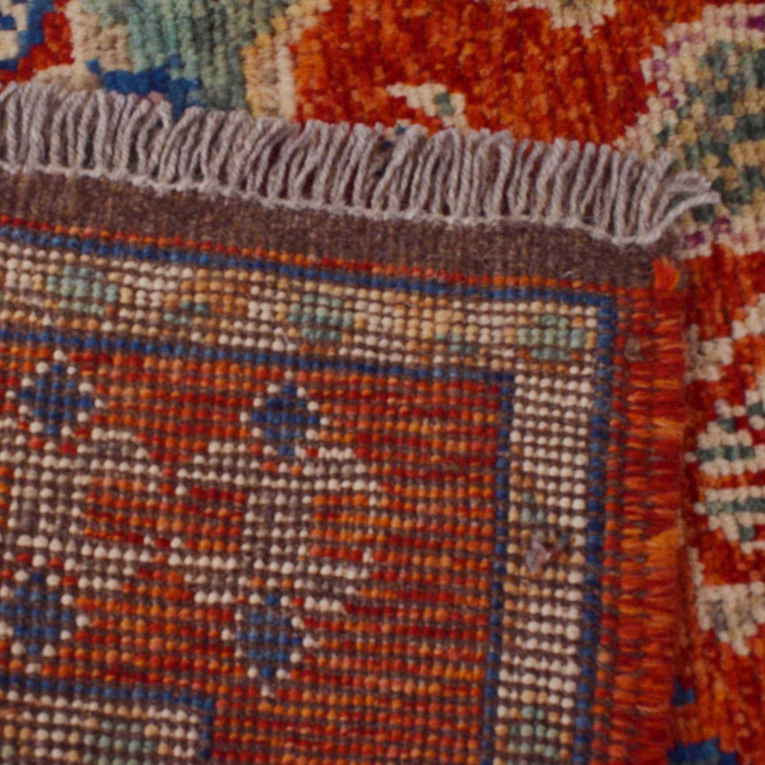 Shirazi Area Rug Handmade Red Medallion 4x6 ft
