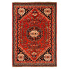 Shirazi Area Rug Handmade Red Medallion 4x6 ft