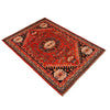 Shirazi Area Rug Handmade Red Medallion 4x6 ft