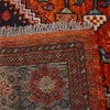 Shirazi Area Rug Handmade Red Medallion 5x8 ft