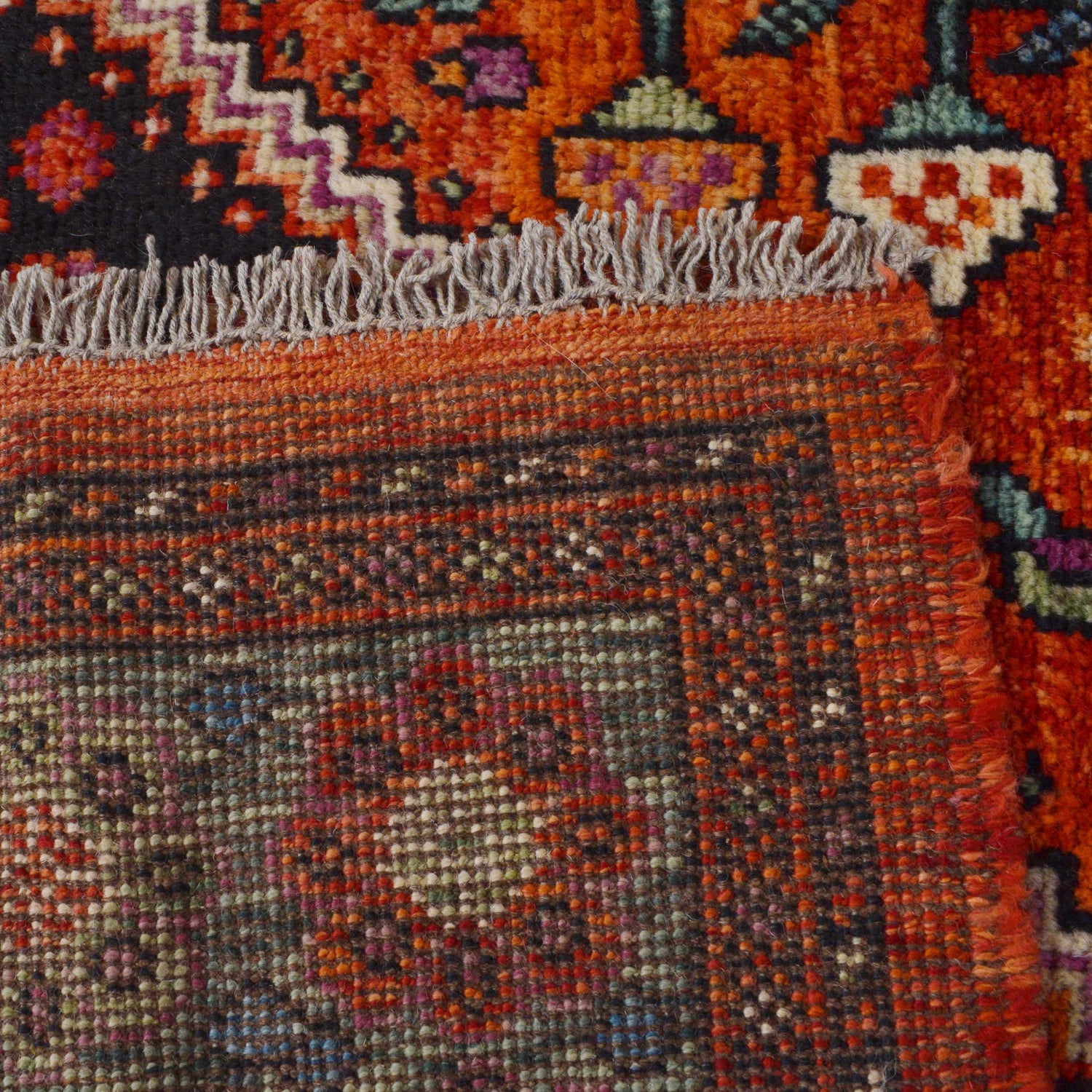 Shirazi Area Rug Handmade Red Medallion 5x8 ft
