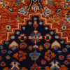 Shirazi Area Rug Handmade Red Medallion 5x8 ft