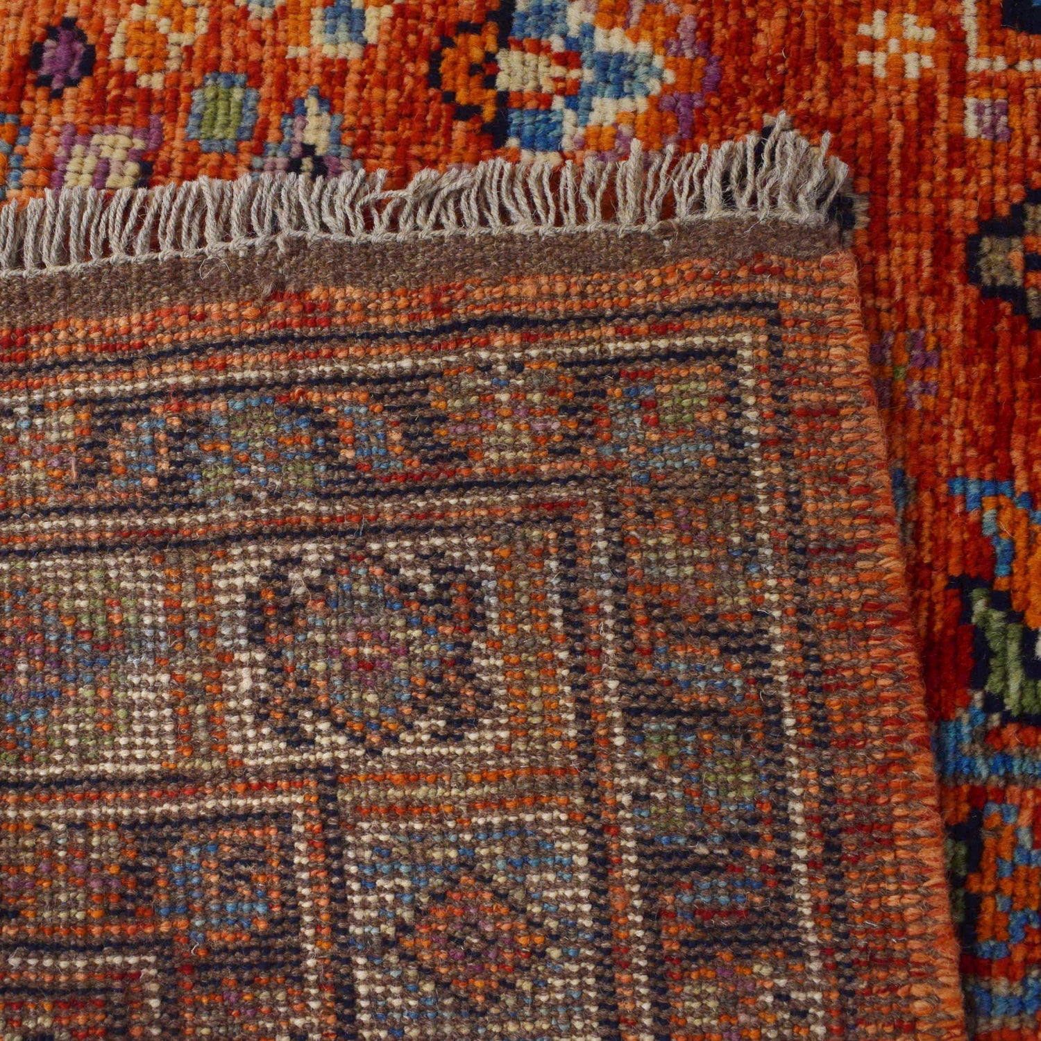 Shirazi Area Rug Handmade Red Medallion 5x8 ft