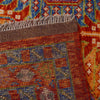 Oushak Area Rug Handmade Red Floral 7x10 ft