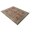 Mamluk Area Rug Handmade Blue Medallion 5x8 ft